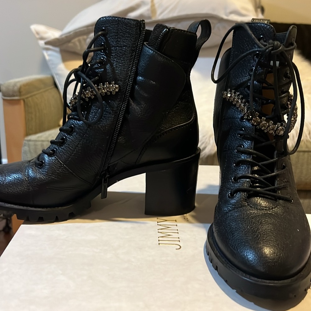 Jimmy Choo Cruz combat boots